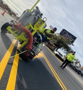 Can you Stripe Parking Lots in the Winter? houston parking lot striping